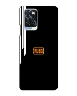 Чехол для Infinix Note 10 Pro с картинкой «PUBG — вертикальные линии»