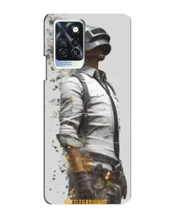 Чехол для Infinix Note 10 Pro с картинкой «PUBG — боец в пыли»