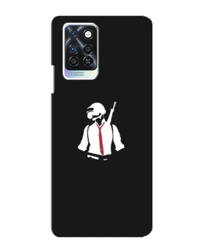 Чехол для Infinix Note 10 Pro с картинкой «PUBG — силуэт воина» Чехол для Infinix Note 10 Pro с картинкой «PUBG — силуэт воина»