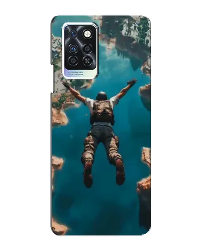 Чехол для Infinix Note 10 Pro с картинкой «PUBG — свободное падение» Чехол для Infinix Note 10 Pro с картинкой «PUBG — свободное падение»