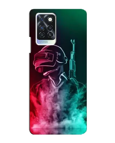 Чехол для Infinix Note 10 Pro с картинкой «PUBG — огненный воин» Чехол для Infinix Note 10 Pro с картинкой «PUBG — огненный воин»