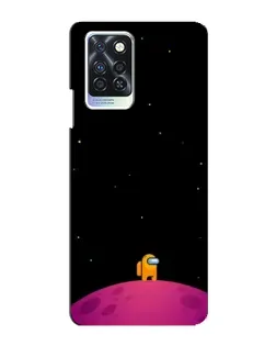 Чехол для Infinix Note 10 Pro с картинкой «Одинокий герой на планете» Чехол для Infinix Note 10 Pro с картинкой «Одинокий герой на планете»