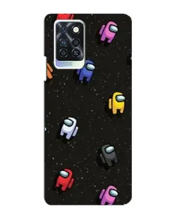 Чехол для Infinix Note 10 Pro с картинкой «Космический паттерн Among Us» Чехол для Infinix Note 10 Pro с картинкой «Космический паттерн Among Us»