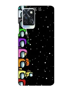 Чехол для Infinix Note 10 Pro с картинкой «Команда Among Us» Чехол для Infinix Note 10 Pro с картинкой «Команда Among Us»