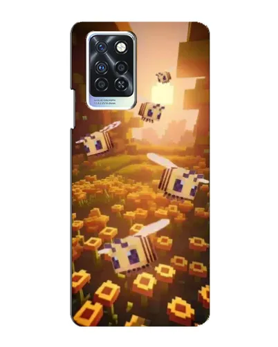 Чехол для Infinix Note 10 Pro с картинкой «Поле подсолнухов»