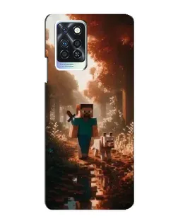 Чохол для Infinix Note 10 Pro з картинкою «Стів у лісі»
