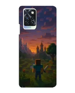 Чохол для Infinix Note 10 Pro з картинкою «Стів біля вежі»