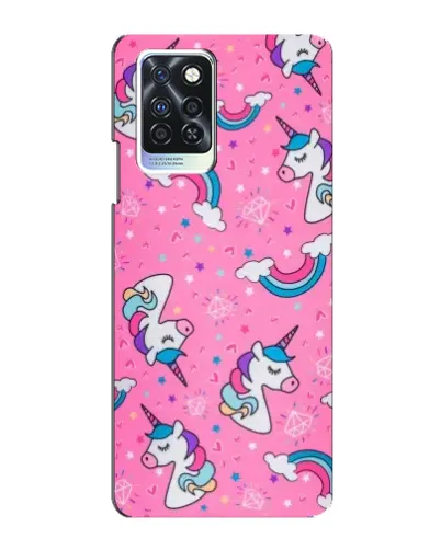Чехол для Infinix Note 10 Pro с картинкой «Unicorn паттерн розовый» Чехол для Infinix Note 10 Pro с картинкой «Unicorn паттерн розовый»
