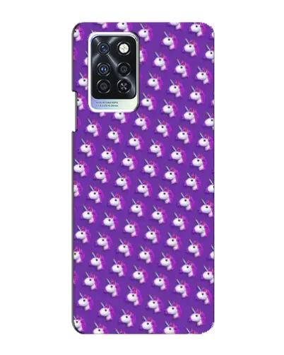Чехол для Infinix Note 10 Pro с картинкой «Единороги на фиолетовом» Чехол для Infinix Note 10 Pro с картинкой «Единороги на фиолетовом»