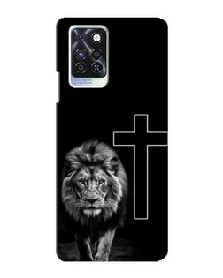 Чехол для Infinix Note 10 Pro с картинкой «Лев и Крест» Чехол для Infinix Note 10 Pro с картинкой «Лев и Крест»