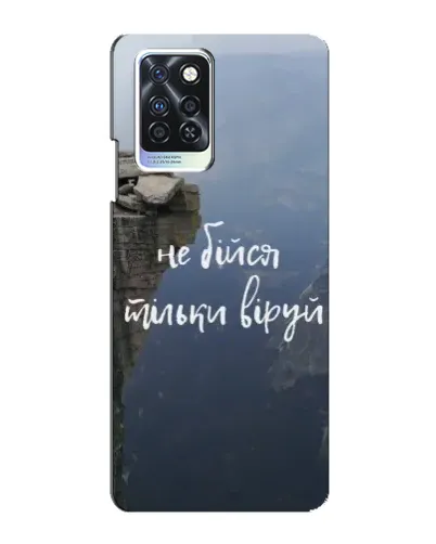 Чехол для Infinix Note 10 Pro с картинкой «Вера над пропастью» Чехол для Infinix Note 10 Pro с картинкой «Вера над пропастью»