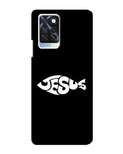 Чехол для Infinix Note 10 Pro с картинкой «Рыба Jesus» Чехол для Infinix Note 10 Pro с картинкой «Рыба Jesus»