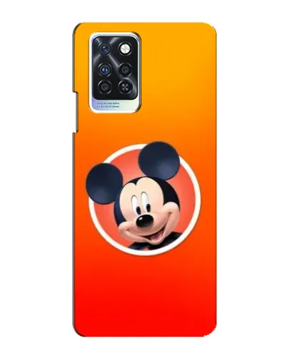 Чехол для Infinix Note 10 Pro с картинкой «Mickey в круге»