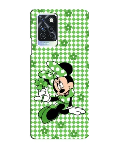 Чехол для Infinix Note 10 Pro с картинкой «Mickey в клетку»