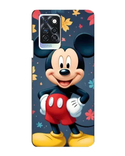 Чехол для Infinix Note 10 Pro с картинкой «Осенний Mickey Mouse»