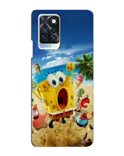 Чехол для Infinix Note 10 Pro с картинкой «Развлечения на пляже»