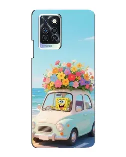 Чехол для Infinix Note 10 Pro с картинкой «Автомобильное путешествие»
