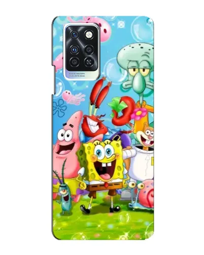 Чехол для Infinix Note 10 Pro с картинкой «Губка Боб и друзья» Чехол для Infinix Note 10 Pro с картинкой «Губка Боб и друзья»