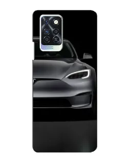 Чехол для Infinix Note 10 Pro с картинкой «Tesla Model S Look»