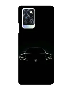 Чехол для Infinix Note 10 Pro с картинкой «Mercedes — силуэт авто» Чехол для Infinix Note 10 Pro с картинкой «Mercedes — силуэт авто»