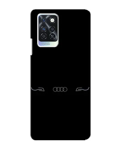 Чехол для Infinix Note 10 Pro с картинкой «Audi — световой подпись»