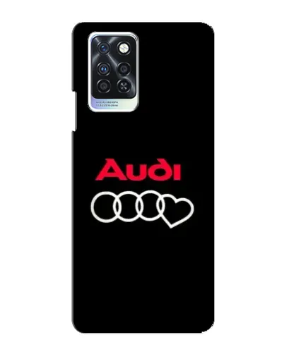 Чехол для Infinix Note 10 Pro с картинкой «Логотип Audi Heart»