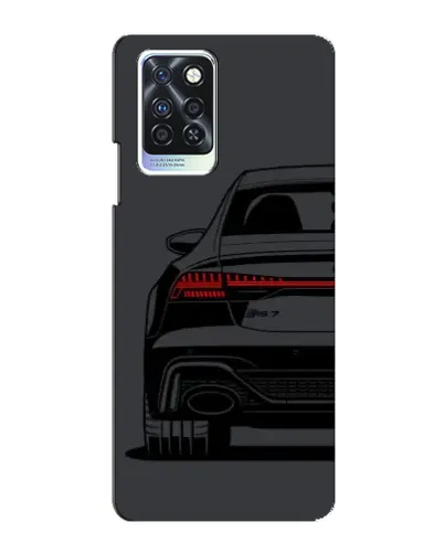 Чехол для Infinix Note 10 Pro с картинкой «Задняя часть Audi — арт»