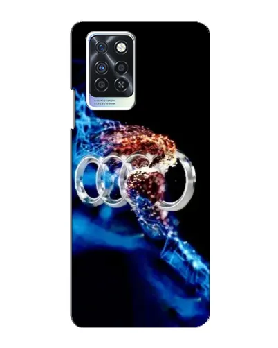 Чехол для Infinix Note 10 Pro с картинкой «Энергия лого Audi»