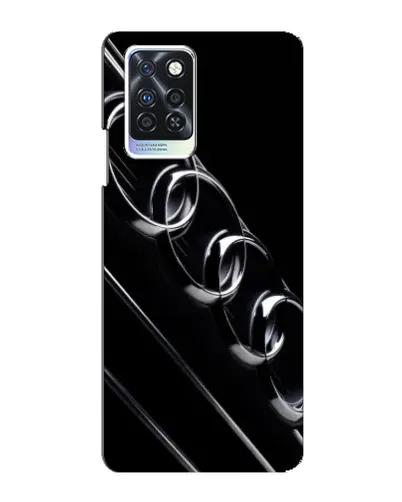 Чехол для Infinix Note 10 Pro с картинкой «Audi — абстрактные кольца»