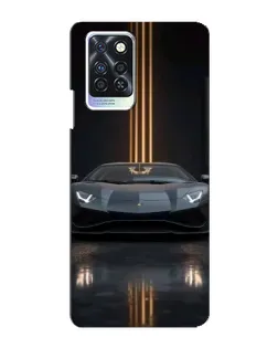 Чохол для Infinix Note 10 Pro з картинкою «Lamborghini золоті лінії» Чохол для Infinix Note 10 Pro з картинкою «Lamborghini золоті лінії»
