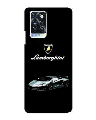 Чехол для Infinix Note 10 Pro с картинкой «Логотип Lamborghini классика»
