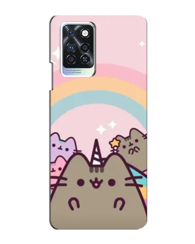 Чехол для Infinix Note 10 Pro с картинкой «Единорог Pusheen» Чехол для Infinix Note 10 Pro с картинкой «Единорог Pusheen»