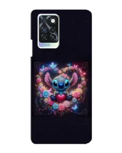 Чехол для Infinix Note 10 Pro с картинкой «Stitch в цветах» Чехол для Infinix Note 10 Pro с картинкой «Stitch в цветах»