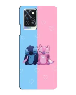 Чехол для Infinix Note 10 Pro с картинкой «Stitch и Angel Love» Чехол для Infinix Note 10 Pro с картинкой «Stitch и Angel Love»