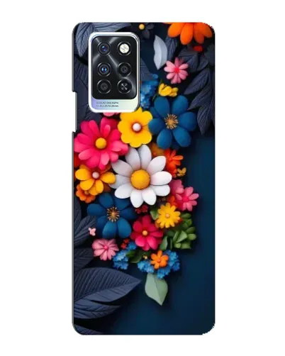 Чехол для Infinix Note 10 Pro с картинкой «Цветочная феерия»
