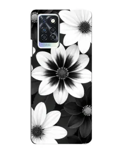 Чехол для Infinix Note 10 Pro с картинкой «Монохромные астры» Чехол для Infinix Note 10 Pro с картинкой «Монохромные астры»