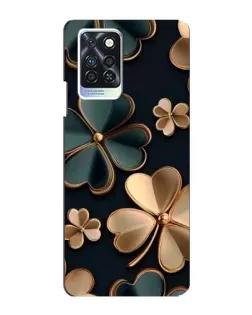 Чехол для Infinix Note 10 Pro с картинкой «Клевер в золоте» Чехол для Infinix Note 10 Pro с картинкой «Клевер в золоте»