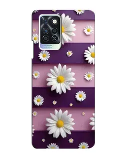Чехол для Infinix Note 10 Pro с картинкой «Ромашки на фиолетовом» Чехол для Infinix Note 10 Pro с картинкой «Ромашки на фиолетовом»
