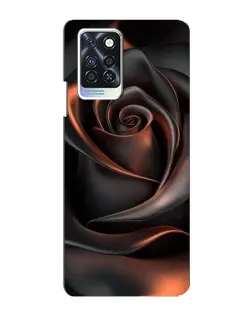 Чехол для Infinix Note 10 Pro с картинкой «Шелковая черная роза» Чехол для Infinix Note 10 Pro с картинкой «Шелковая черная роза»