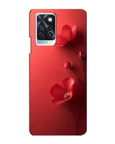 Чехол для Infinix Note 10 Pro с картинкой «Маковые соцветия»