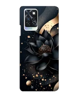 Чехол для Infinix Note 10 Pro с картинкой «Черный лотос» Чехол для Infinix Note 10 Pro с картинкой «Черный лотос»