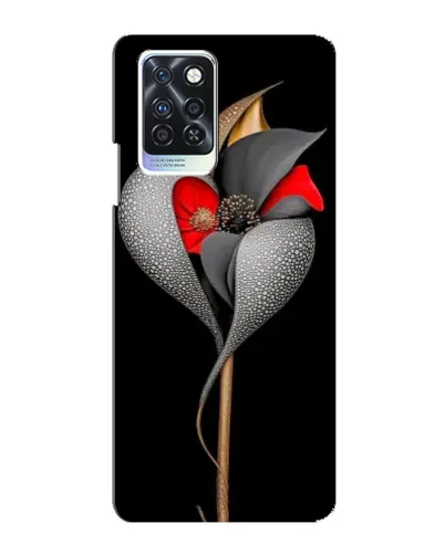 Чехол для Infinix Note 10 Pro с картинкой «Серебряный фантазийный цветок» Чехол для Infinix Note 10 Pro с картинкой «Серебряный фантазийный цветок»