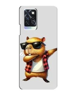 Чехол для Infinix Note 10 Pro с картинкой «Капибара рэпер даб» Чехол для Infinix Note 10 Pro с картинкой «Капибара рэпер даб»