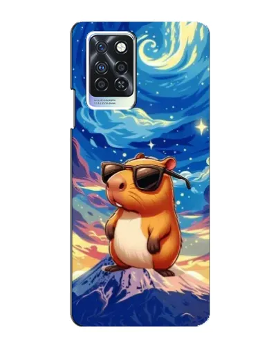 Чехол для Infinix Note 10 Pro с картинкой «Капибара Ван Гога»