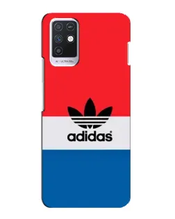 Чохол для Infinix Note 10 з картинкою «Ретро блоки Adidas»