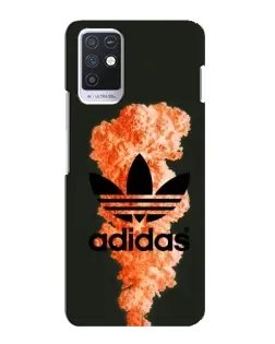 Чохол для Infinix Note 10 з картинкою «Помаранчевий дим Adidas»