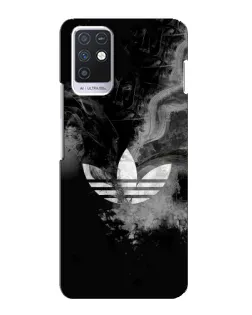 Чохол для Infinix Note 10 з картинкою «Абстрактний дим Adidas»