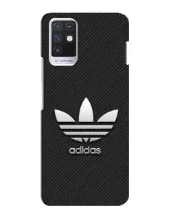 Чохол для Infinix Note 10 з картинкою «Adidas Карбонова текстура»