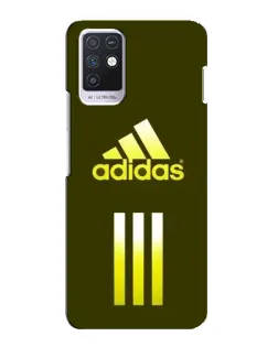 Чохол для Infinix Note 10 з картинкою «Оливковий градієнт Adidas»
