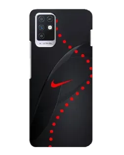 Чехол для Infinix Note 10 с картинкой «Абстрактный дизайн Nike»